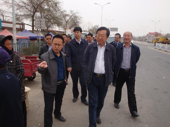 县委书记曾春雷,县委副书记,县长郝拥军等领导就我县安全维稳基础设施